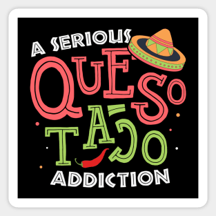 Mexican Food Lovers | Funny Queso Taco Sticker